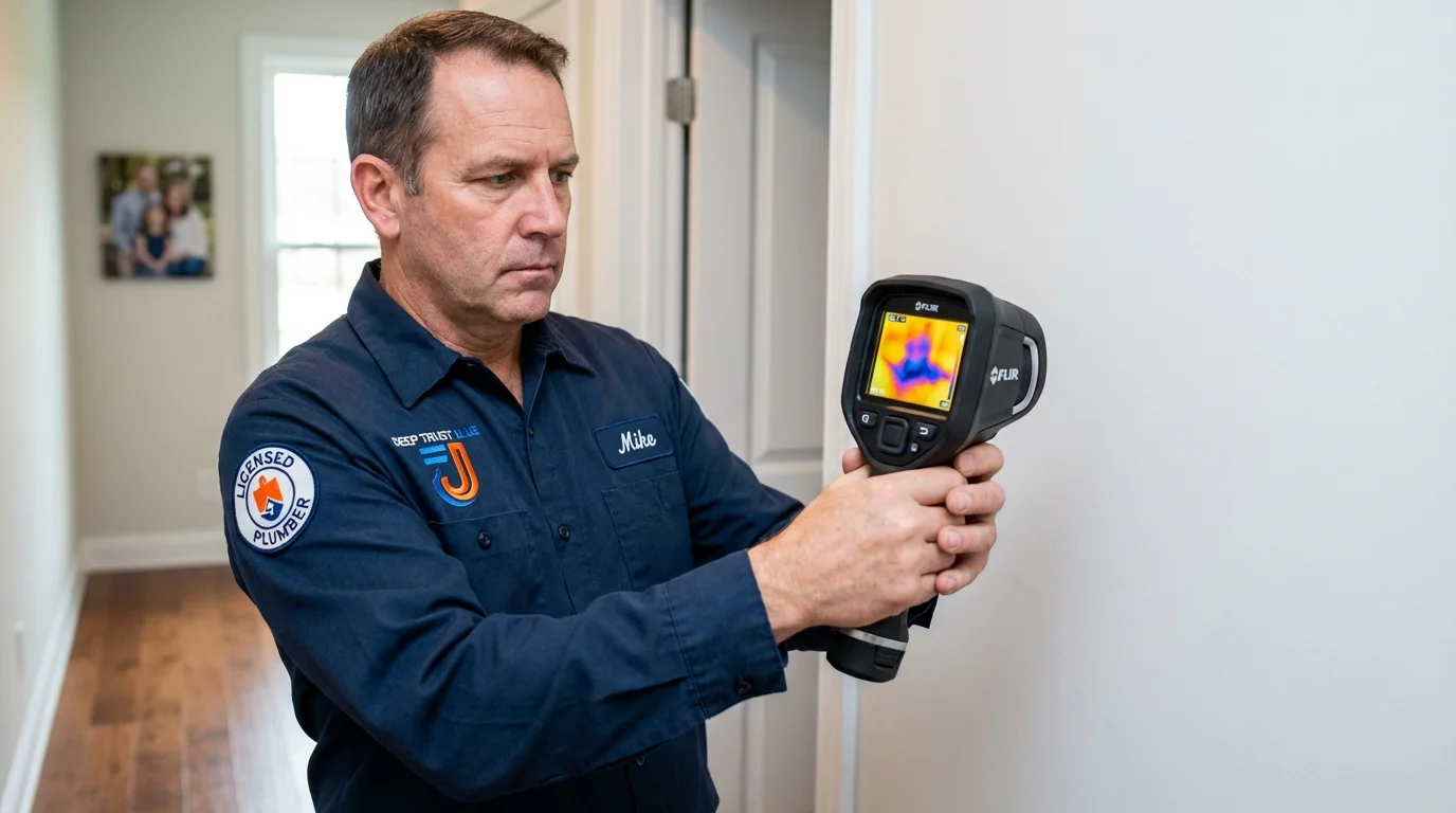 Thermal imaging leak detection by Johns Plumbing LLC in Boscobel